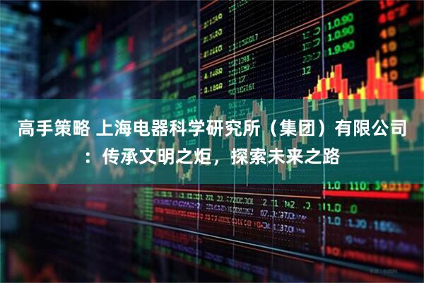 高手策略 上海电器科学研究所（集团）有限公司：传承文明之炬，探索未来之路