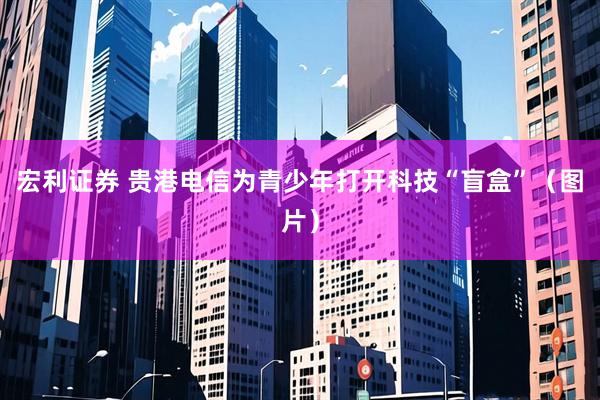 宏利证券 贵港电信为青少年打开科技“盲盒”（图片）