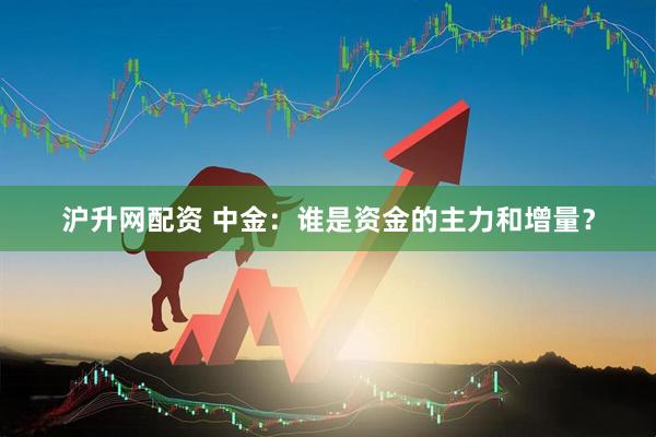 沪升网配资 中金：谁是资金的主力和增量？
